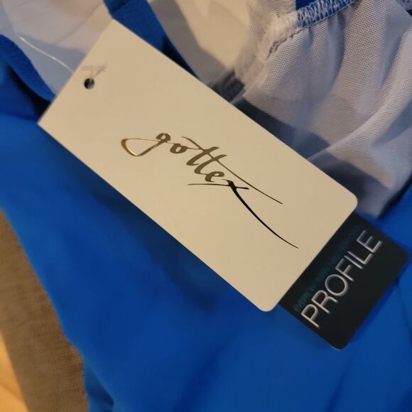 Gottex Royal Blue Women's Ruched and Twisted One-Piece Swimsuit Size 8 - Picture 10 of 14